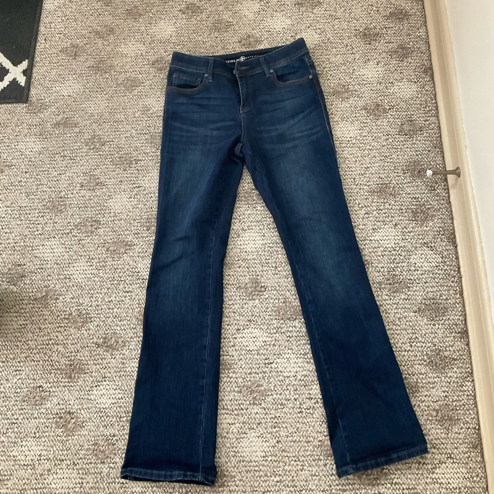 Lincoln Outfitters bootcut jean, dark wash, size 8